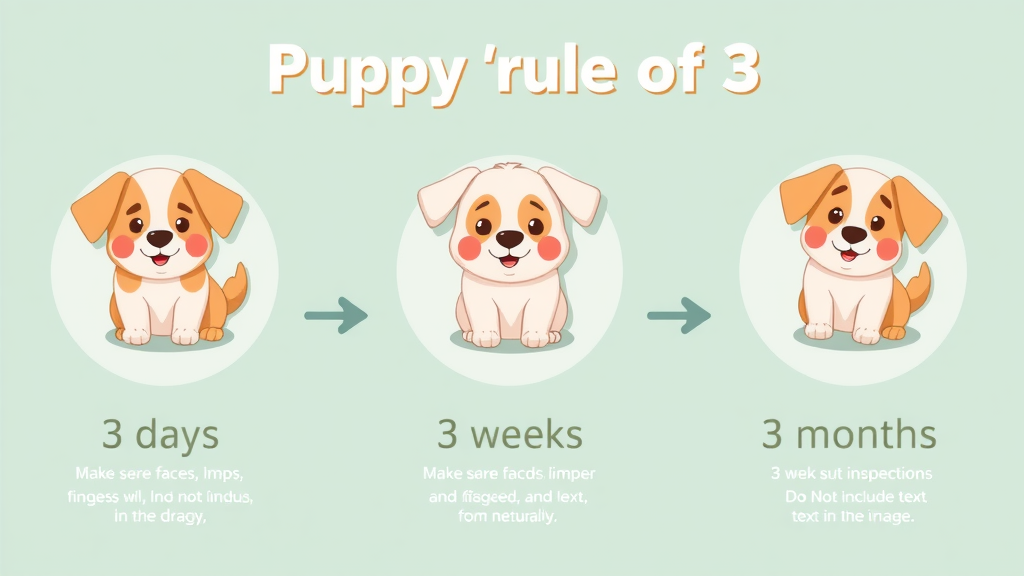 Infographic visualizing the puppy
