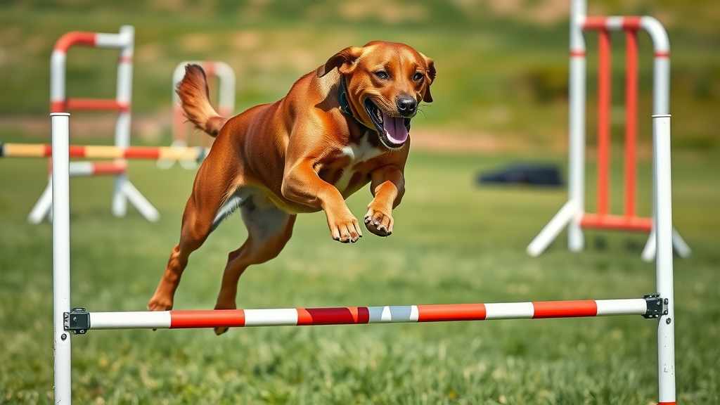 labrador retriever physical exercise agility course - activities for dogs