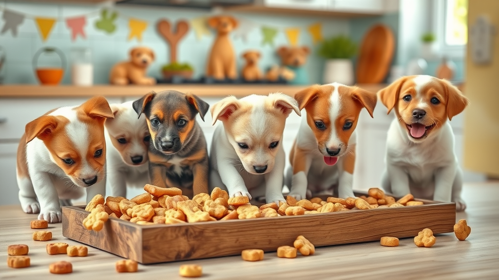 dog treats brands healthy modern playful puppies selective nutritious snacks