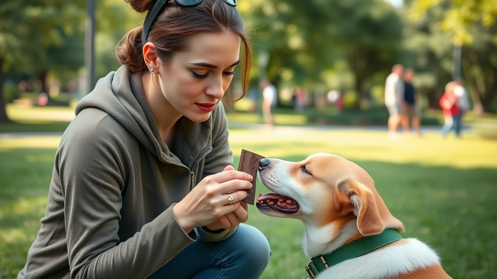 owner positive reinforcement desensitization and counterconditioning calm park dog