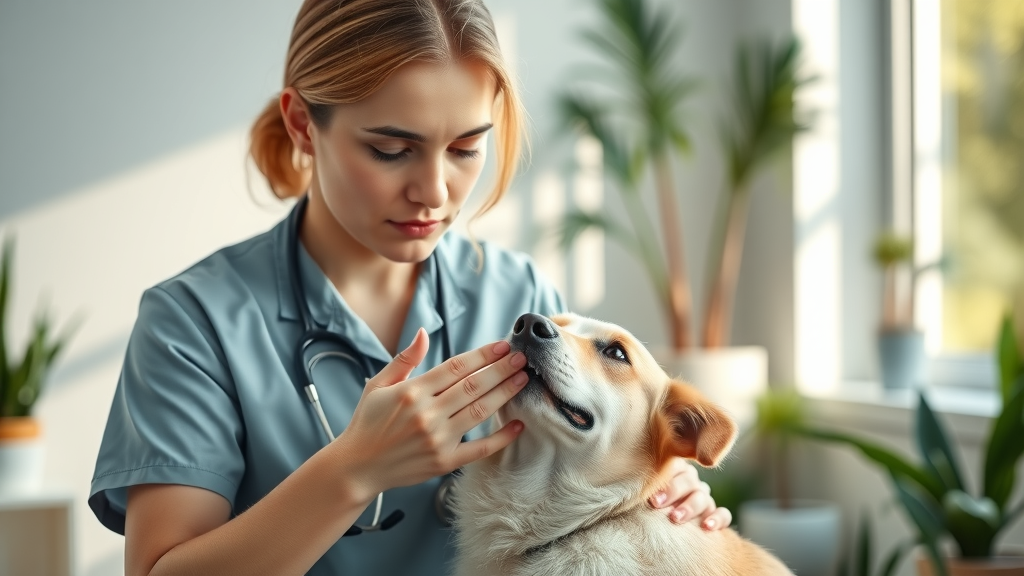 managing reactive dogs, dog training tools on table, calm neutral studio, macro detail, earth tones